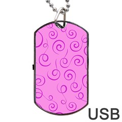 Pattern Dog Tag Usb Flash (two Sides)