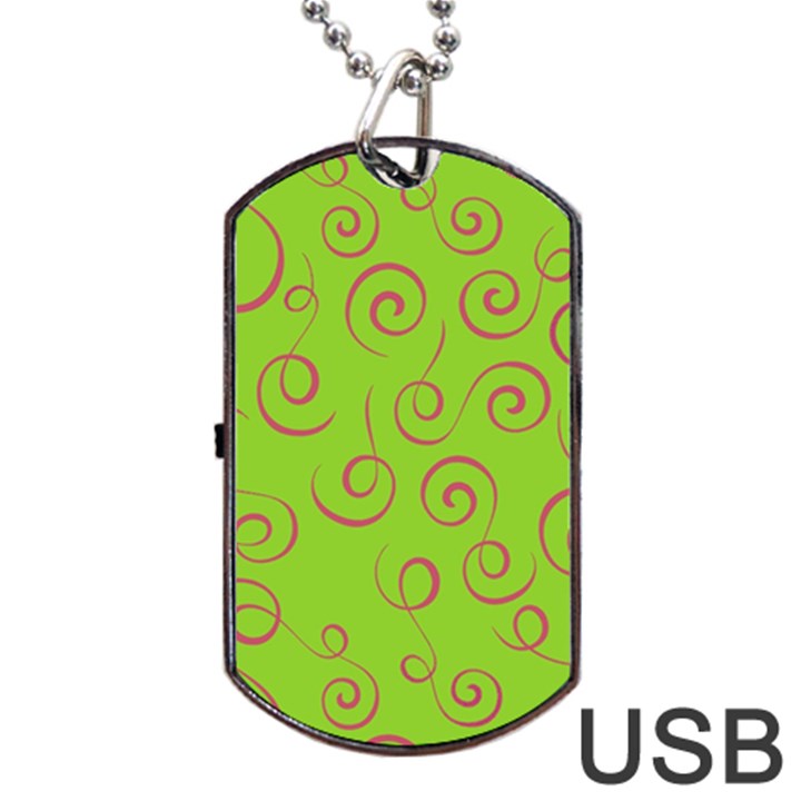 Pattern Dog Tag USB Flash (Two Sides)