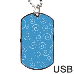 Pattern Dog Tag Usb Flash (two Sides)