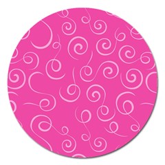 Pattern Magnet 5  (round) by Valentinaart