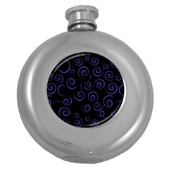 Pattern Round Hip Flask (5 Oz) by Valentinaart