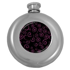 Pattern Round Hip Flask (5 Oz) by Valentinaart