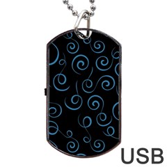 Pattern Dog Tag Usb Flash (one Side)