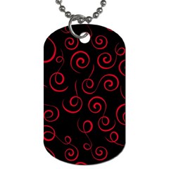 Pattern Dog Tag (one Side) by Valentinaart