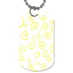 Pattern Dog Tag (one Side) by Valentinaart