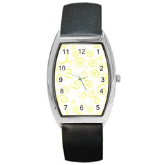 Pattern Barrel Style Metal Watch by Valentinaart