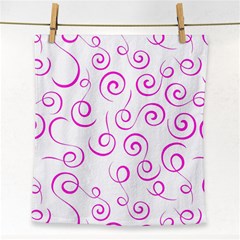 Pattern Face Towel by Valentinaart