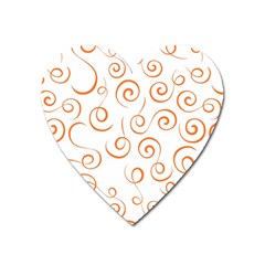 Pattern Heart Magnet by Valentinaart