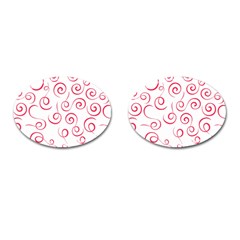 Pattern Cufflinks (oval)