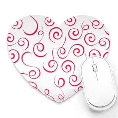 Pattern Heart Mousepads by Valentinaart