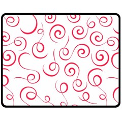 Pattern Fleece Blanket (medium)  by Valentinaart