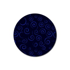 Pattern Rubber Coaster (round)  by Valentinaart