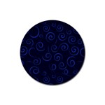 Pattern Rubber Round Coaster (4 pack)  Front