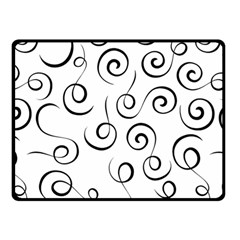 Pattern Fleece Blanket (small) by Valentinaart