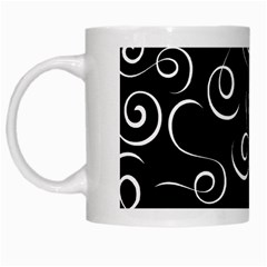 Pattern White Mugs by Valentinaart