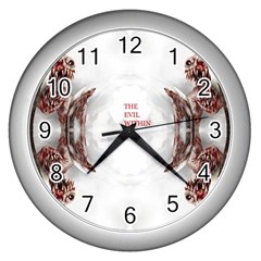 The Evil Within Demon 3d Effect Wall Clocks (silver)  by 3Dbjvprojats