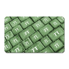 Pi Grunge Style Pattern Magnet (rectangular) by dflcprints