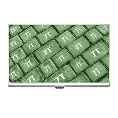 Pi Grunge Style Pattern Business Card Holders