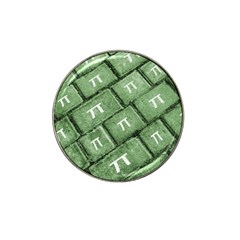 Pi Grunge Style Pattern Hat Clip Ball Marker (4 pack)