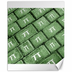 Pi Grunge Style Pattern Canvas 16  X 20   by dflcprints