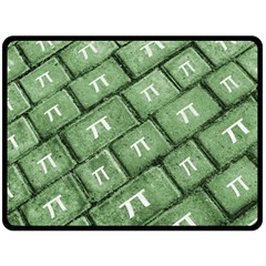 Pi Grunge Style Pattern Fleece Blanket (large)  by dflcprints