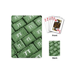 Pi Grunge Style Pattern Playing Cards (Mini) 