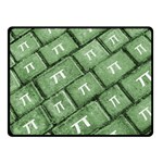 Pi Grunge Style Pattern Double Sided Fleece Blanket (Small)  45 x34  Blanket Front