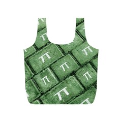 Pi Grunge Style Pattern Full Print Recycle Bags (s)  by dflcprints