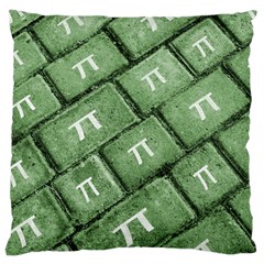 Pi Grunge Style Pattern Large Flano Cushion Case (Two Sides)