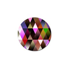 Triangles Abstract Triangle Background Pattern Golf Ball Marker (4 Pack) by Simbadda