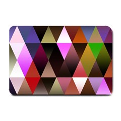 Triangles Abstract Triangle Background Pattern Small Doormat  by Simbadda