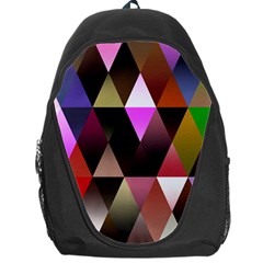 Triangles Abstract Triangle Background Pattern Backpack Bag by Simbadda