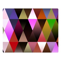 Triangles Abstract Triangle Background Pattern Double Sided Flano Blanket (large)  by Simbadda