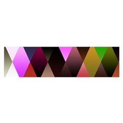 Triangles Abstract Triangle Background Pattern Satin Scarf (oblong) by Simbadda