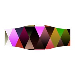 Triangles Abstract Triangle Background Pattern Stretchable Headband by Simbadda