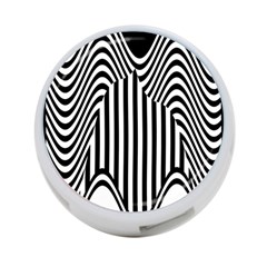 Stripe Abstract Stripped Geometric Background 4-port Usb Hub (one Side) by Simbadda