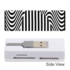 Stripe Abstract Stripped Geometric Background Memory Card Reader (stick)  by Simbadda