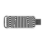 Stripe Abstract Stripped Geometric Background Portable USB Flash (Two Sides) Front