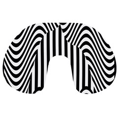 Stripe Abstract Stripped Geometric Background Travel Neck Pillows