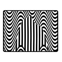 Stripe Abstract Stripped Geometric Background Double Sided Fleece Blanket (small)  by Simbadda