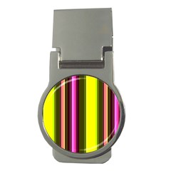 Stripes Abstract Background Pattern Money Clips (round)  by Simbadda