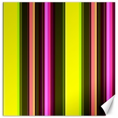 Stripes Abstract Background Pattern Canvas 20  X 20  