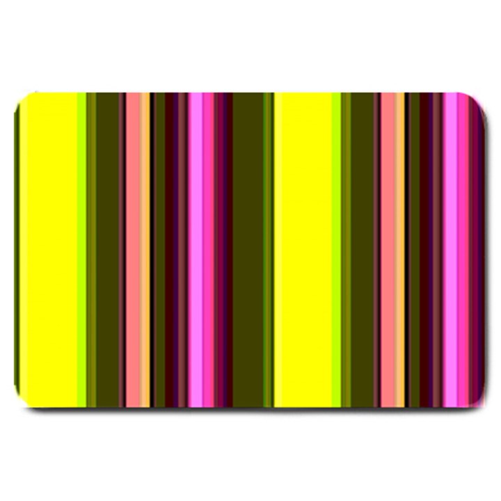 Stripes Abstract Background Pattern Large Doormat 