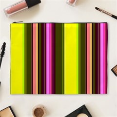 Stripes Abstract Background Pattern Cosmetic Bag (xl) by Simbadda