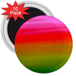 Watercolour Abstract Paint Digitally Painted Background Texture 3  Magnets (10 pack)  Front