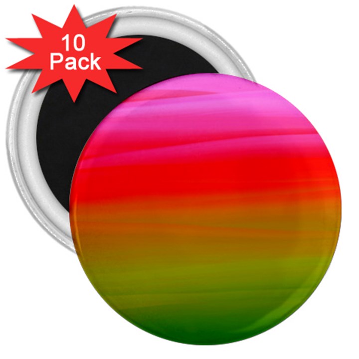 Watercolour Abstract Paint Digitally Painted Background Texture 3  Magnets (10 pack) 