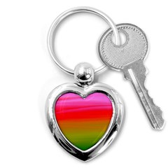 Watercolour Abstract Paint Digitally Painted Background Texture Key Chains (heart)  by Simbadda