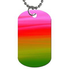 Watercolour Abstract Paint Digitally Painted Background Texture Dog Tag (two Sides) by Simbadda