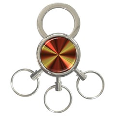 Copper Beams Abstract Background Pattern 3-ring Key Chains by Simbadda