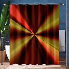 Copper Beams Abstract Background Pattern Shower Curtain 60  X 72  (medium)  by Simbadda